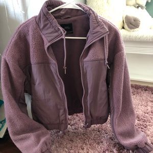 Purple puffy sherpa!